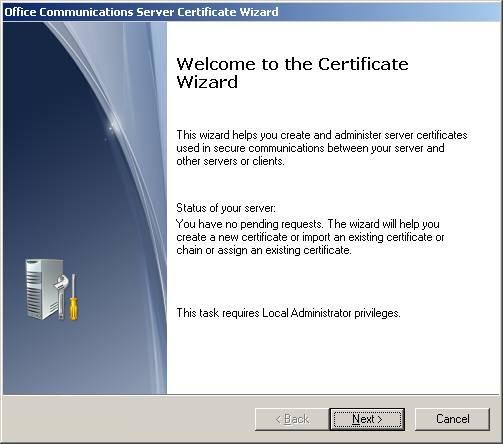 MS Office Communications CSR Wizard