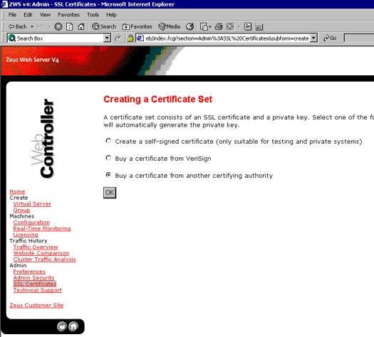 Creating SSL Certificate